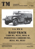 Nr. 6009   U.S. WWII HALF TRACK Cars M2, M2A1, M9A1 & Personnel Carriers M3, M3A1, M5, M5A1
